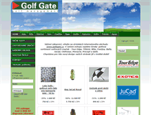 Tablet Screenshot of golfgate.byznysweb.cz